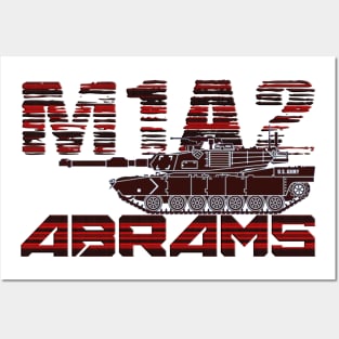 Tank M1A2 Abrams Posters and Art